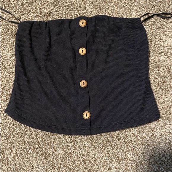 PINK Victoria's Secret Tops - navy blue tube top .